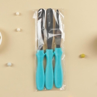 Набор лопаток кондитерских &laquo;Ночь&raquo;, 23&times;8,5&times;2,5 см, 3 шт, цвет МИКС