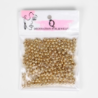 Бусина «Гематит» d=4 мм, (набор 10 г), цвет золото Бусина «Гематит» d=4 мм, (набор 10 г), цвет золото