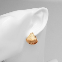 Серьги металл &laquo;Аккорд&raquo; веер, цвет золото