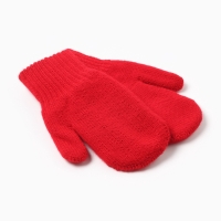 Варежки двойные детские, цвет красный, р-р 12 Варежки двойные детские, цвет красный, р-р 12