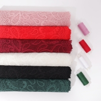 Кружевная эластичная ткань, 230 мм × 2,7 ± 0,5 м, цвет бордовый Кружевная эластичная ткань, 230 мм × 2,7 ± 0,5 м, цвет бордовый