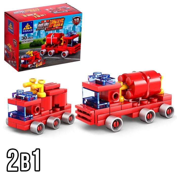 Конструктор пожарные «Техника», 16 видов, МИКС Конструктор пожарные «Техника», 16 видов, МИКС