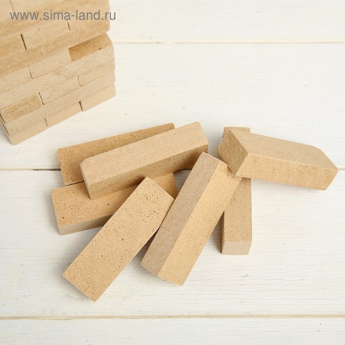 Падающая башня дженга, настольная игра "Каланча", 54 бруска, 30х8 см, брусок 7.5х2.5х1.5 см