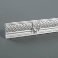 Плинтус потолочный 206026, белый 52х33х2000 мм