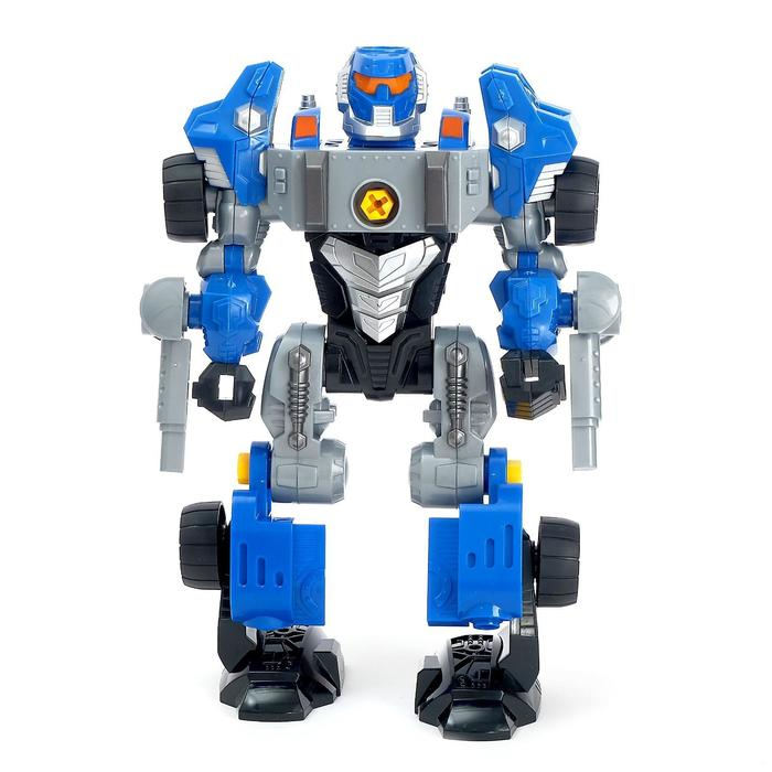 Конструктор-машина &laquo;Мега робот&raquo;, 3 в 1, со световым шуруповёртом, работает от батареек