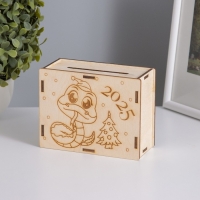 Копилка "Змейка с ёлочкой" 13х10х5 см Копилка "Змейка с ёлочкой" 13х10х5 см