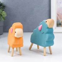 Сувенир керамика "Барашки" набор 2 шт 10,8х3,6х11,3 см 11,5х3,7х10,2 см Сувенир керамика "Барашки" набор 2 шт 10,8х3,6х11,3 см 11,5х3,7х10,2 см