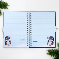 Новый год. Блокнот на замочке &laquo;Мои заветные мечты&raquo;, 50 л