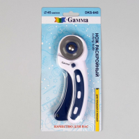 Нож раскройный, d = 45 мм, цвет синий/белый Нож раскройный, d = 45 мм, цвет синий/белый