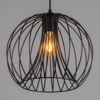 Светильник BayerLux "Шар" Е27 40Вт черный 30х30х30-130см Светильник BayerLux "Шар" Е27 40Вт черный 30х30х30-130см