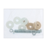 Арматура для смывных бачков "РБМ" АС-12.1, с нижним плоским донным клапаном, кнопка белая Арматура для смывных бачков "РБМ" АС-12.1, с нижним плоским донным клапаном, кнопка белая