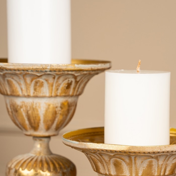 Подсвечник металл «Ярусы» для одной свечи 16 х 16 х 31 см Подсвечник металл «Ярусы» для одной свечи 16 х 16 х 31 см