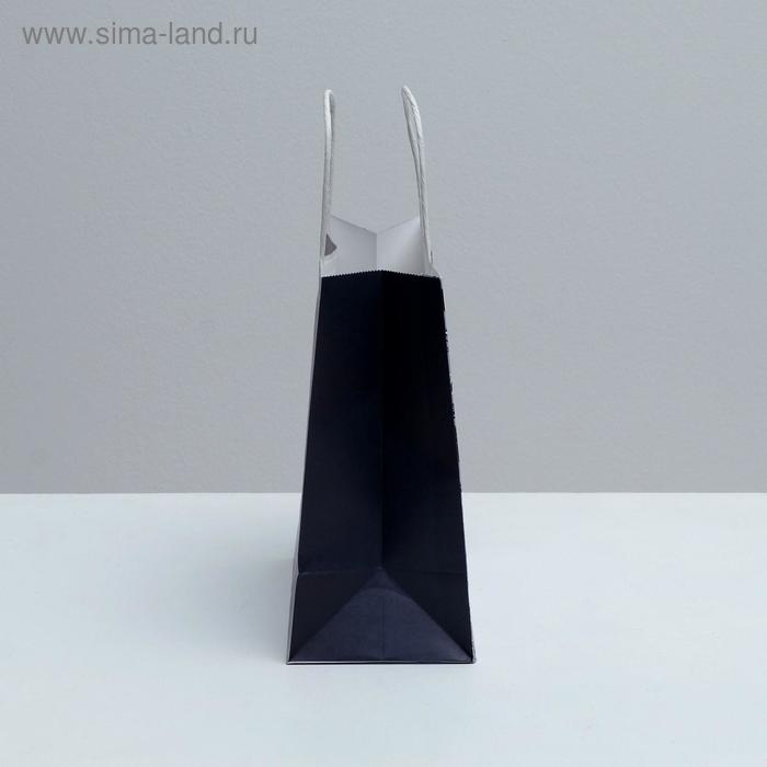 Пакет подарочный крафтовый, упаковка, &laquo;Крутой&raquo;, 22 х 25 х 12 см