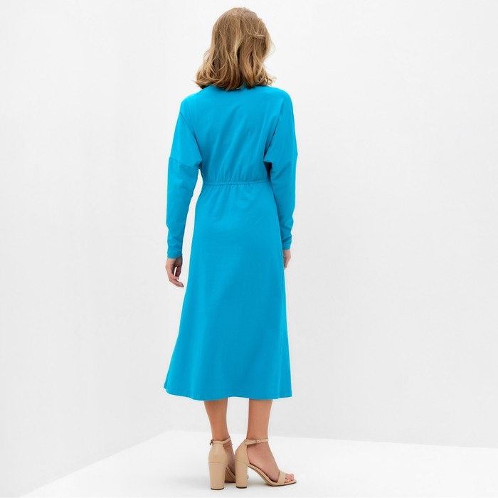 Платье женское трикотажное MINAKU: Basic line цвет мятный, р-р 42 Платье женское трикотажное MINAKU: Basic line цвет мятный, р-р 42