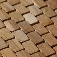 Коврик из тикового дерева, 40х30х0,7 см