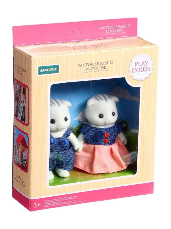 Набор питомцев "Зверята. Семья котиков"