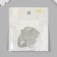 Декор для творчества пластик зеркальный "Любовь" набор 6 шт