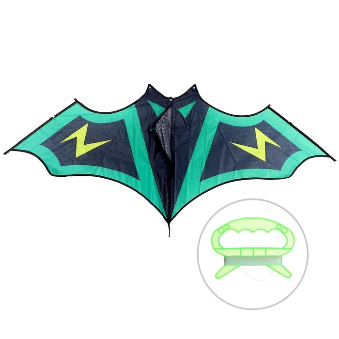 Воздушный змей &laquo;Летучая Мышь&raquo;, цвета МИКС