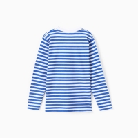 Фуфайка (тельняшка) детская, цвет белый/синий, рост 146