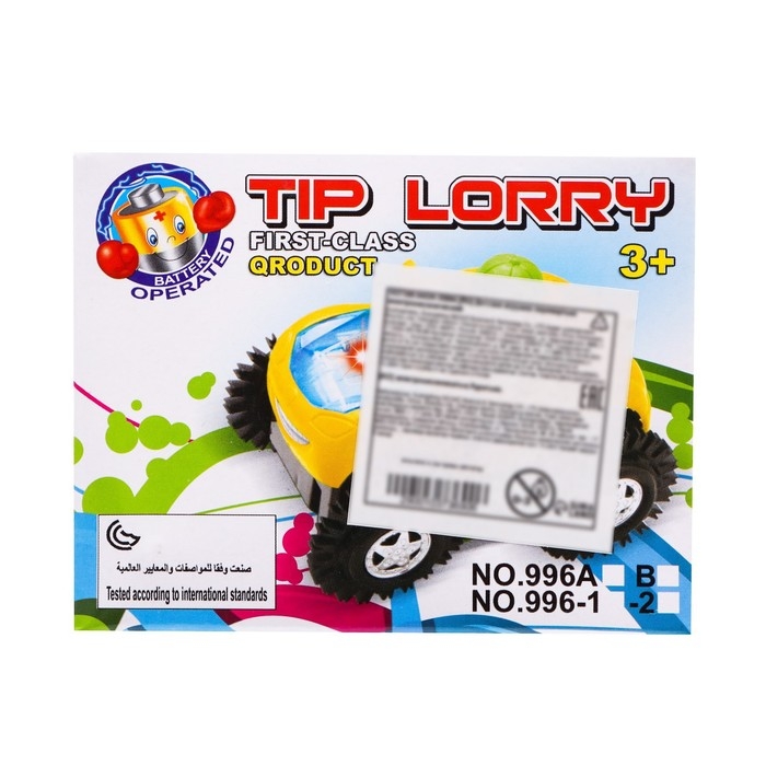 Машина-перевёртыш &laquo;Безумный гонщик&raquo;, работает от батареек, световые эффекты, цвета МИКС