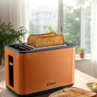 Тостер для хлеба с поддоном для крошек КТ-6877 - 750-900 Вт Тостер для хлеба с поддоном для крошек КТ-6877 - 750-900 Вт