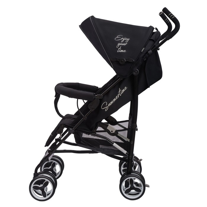 Коляска прогулочная детская Indigo PUNTO, складывается в трость, цвет черный Коляска прогулочная детская Indigo PUNTO, складывается в трость, цвет черный