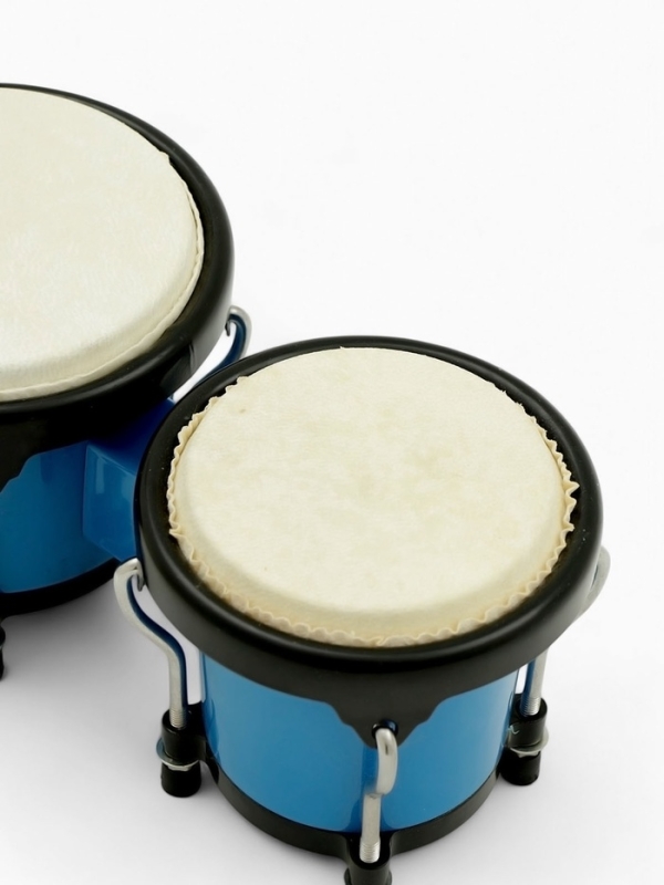 Барабан Бонго Music Life 4 х 5 дюймов, синий