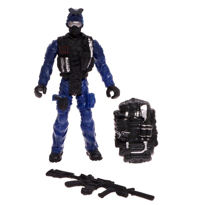 Фигурка героя «Полиция», с аксессуарами, 10х5 см, МИКС Фигурка героя «Полиция», с аксессуарами, 10х5 см, МИКС