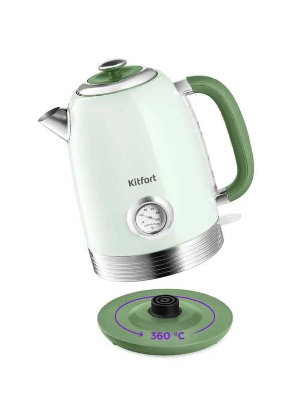 Чайник электрический с термодатчиком КТ-6604 - 1.7 л