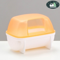 Туалет для грызунов "Пижон", 10,2 х 7,2 х 7,2 см, жёлтый Туалет для грызунов "Пижон", 10,2 х 7,2 х 7,2 см, жёлтый