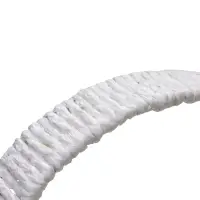 Набор корзин 3 шт пластик 25х17х11 22х14х9 19х10х7 см ручка h=10 см белый овал