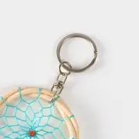 Брелок "Ловец снов" 17 см, цв. голубой