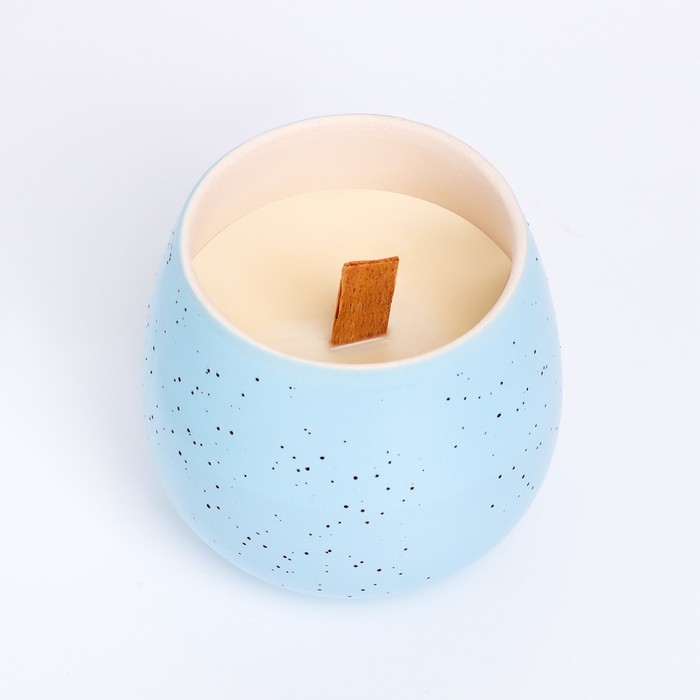 Свеча из соевого воска в кашпо &laquo;Нежность&raquo;, 8&times;8 см, МИКС