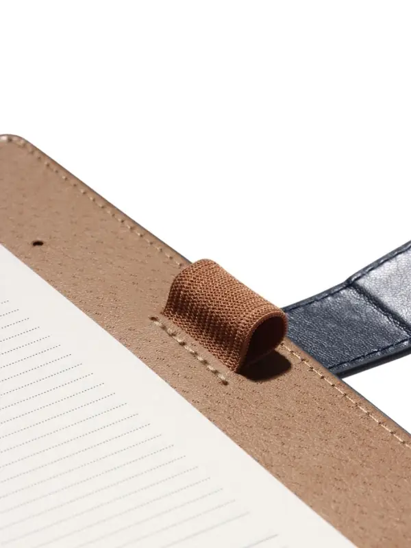 Органайзер на кольцах, C6, с хлястиком, 80л, линия, к/зам, Синий