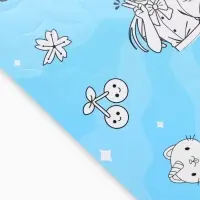 Наклейки детские, раскраска, 3 листа, А5 &laquo;Аниме&raquo;