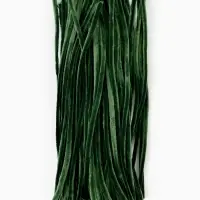 Синельная проволока, набор 100 шт, размер 1 шт 30х0,8 см, цвет зелёный