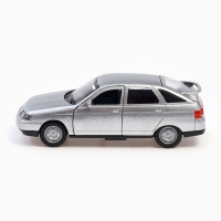 Машина металлическая &laquo;ВАЗ-2112&raquo;, открываются двери, багажник, инерция, 12 см, серебристый