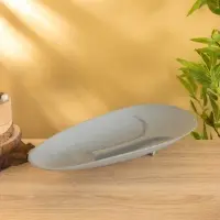 Блюдо "Лицо камень" 47х23х7 см, алюминий