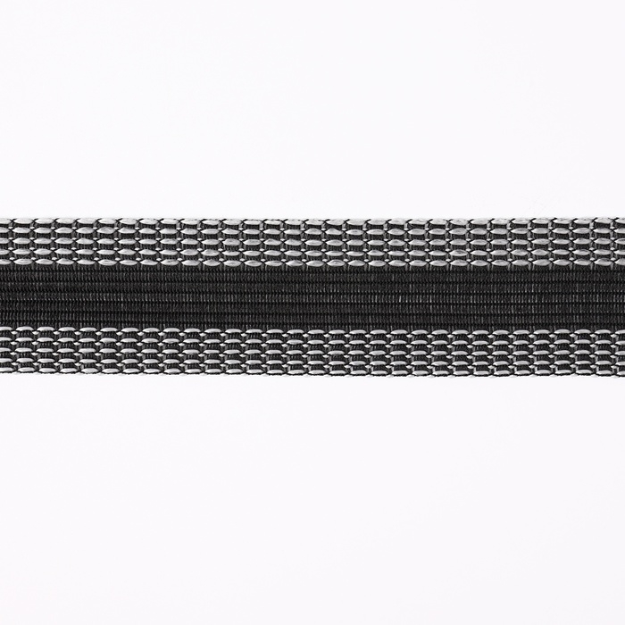 Лента для подгибания швов, термоклеевая, 2,5 см, 50 м, цвет чёрный Лента для подгибания швов, термоклеевая, 2,5 см, 50 м, цвет чёрный