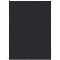 Ежедневник Flat, недатированный, черный