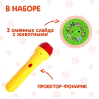 Проектор-фонарик &laquo;Команда Мяу: Изучаем животных&raquo;