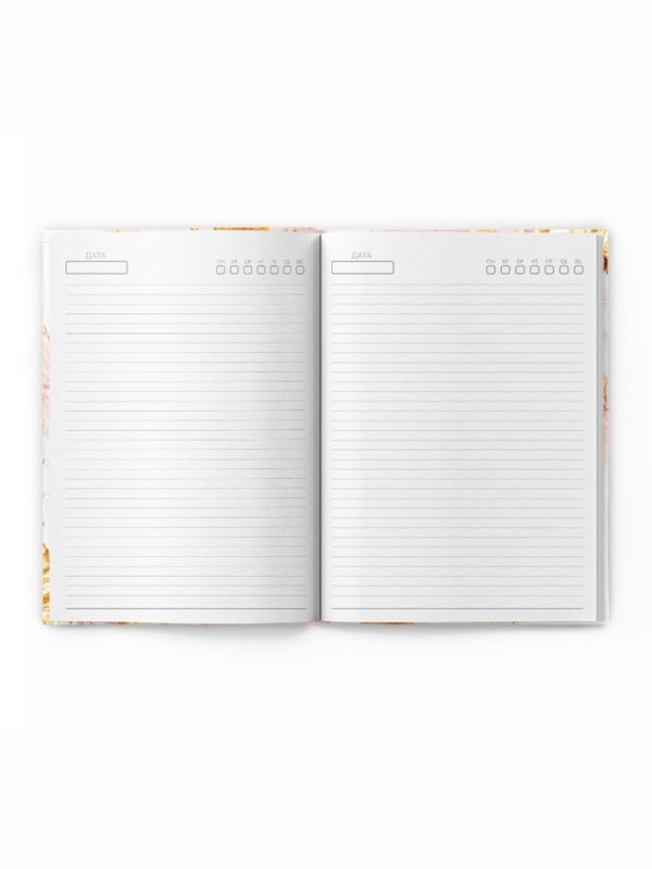 Ежедневник в твердой обложке А5, 160 л. "Слушай сердце"