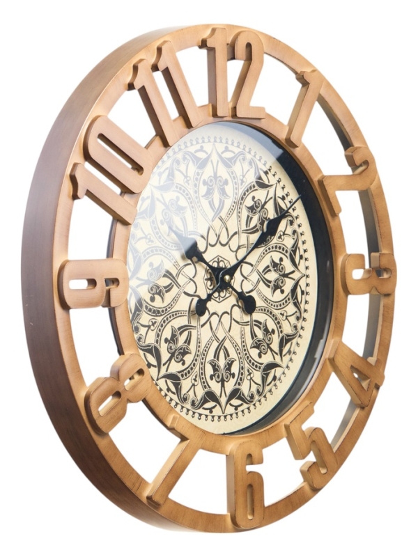 Часы настенные интерьерные &laquo;Роспись&raquo;, плавный ход, циферблат d-50 см