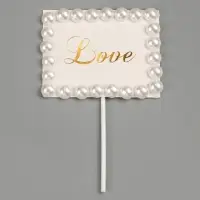 Топпер для торта &laquo;Любовь&raquo;, с бусинами