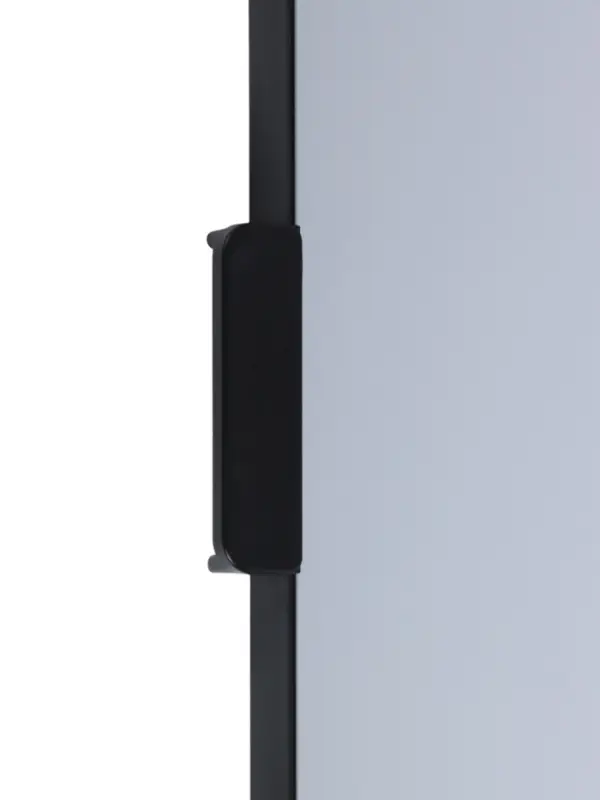 Зеркало поворотное на дверцу или стену, 90 х 30см, черное