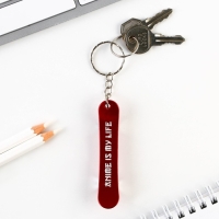 Брелок для ключей &laquo;Anime is my life&raquo;, 11 х 1.1 см