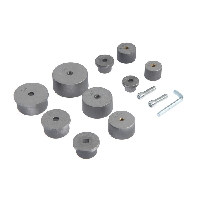 Аппарат для сварки пластиковых труб ТУНДРА, 1000 Вт, комплект насадок 20-50 мм, 50-300&deg;