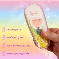 Расчёска - шейкер &laquo;LOOK&raquo;, 6,1 &times; 18 см, рисунок МИКС