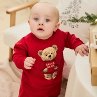 Костюм (свитшот и штанишки) Крошка Я "Новогодние медвежата", рост 62-68 см Костюм (свитшот и штанишки) Крошка Я "Новогодние медвежата", рост 62-68 см