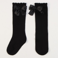 Гольфы Крошка Я &laquo;Бантик&raquo; 10-12 см, черный